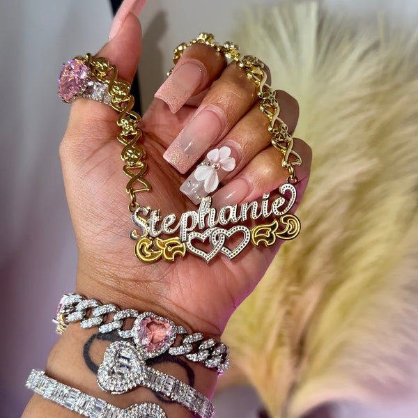 Pretty Girl Xoxo Name Necklace
