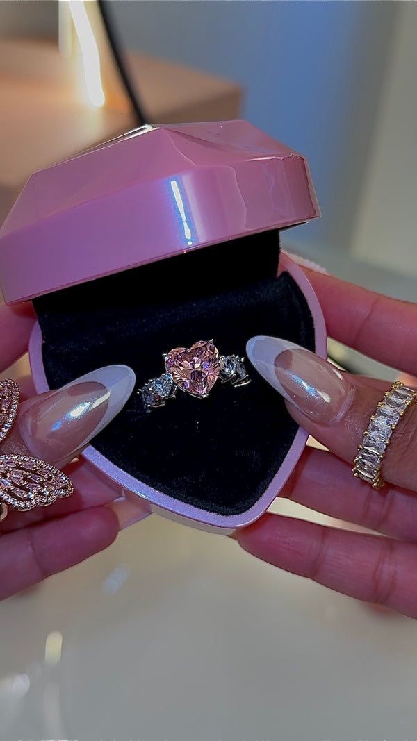 Sophia Heart Ring | Silver