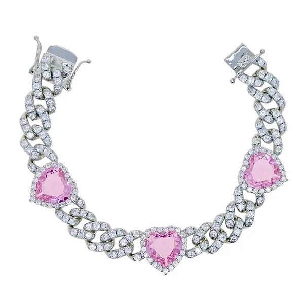 Rose Heart Bracelet