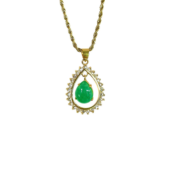 Jade Tear Drop