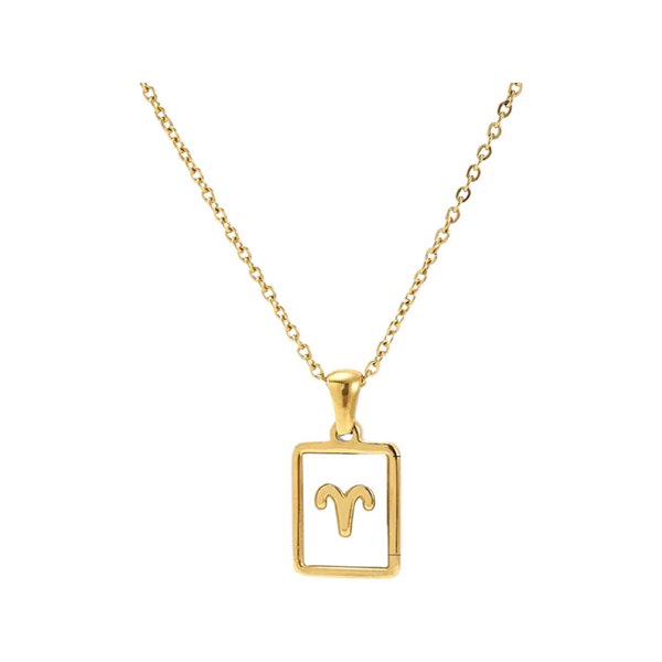 Pearl Zodiac Necklace