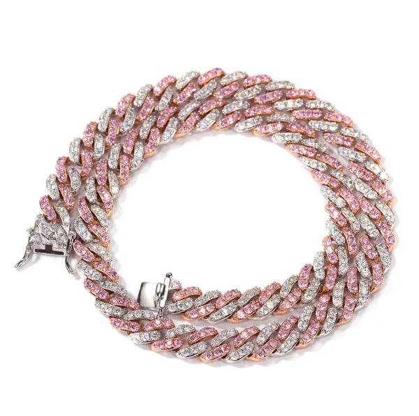 Two Tone Cuban Necklace