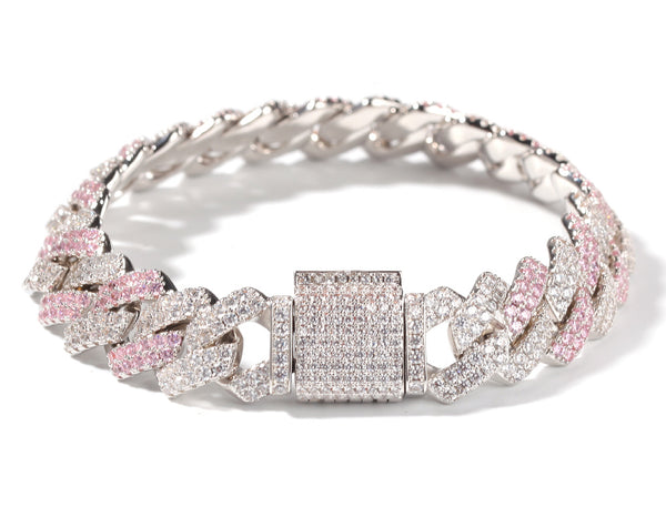 Two Tone Miami Cuban Bracelet